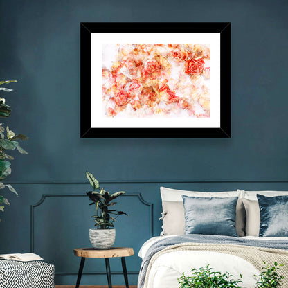 Scattered Dried Rose Petals Wall Art