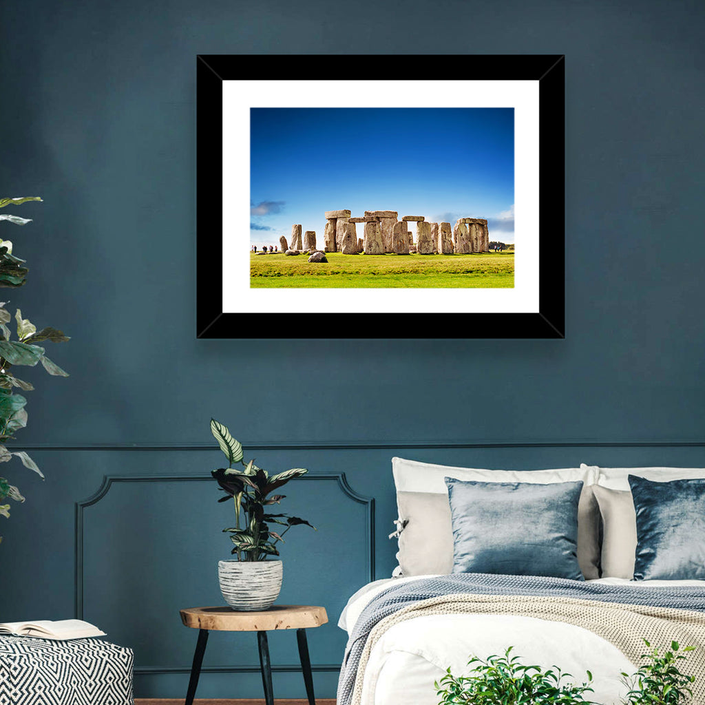 Stonehenge Under Blue Sky Wall Art