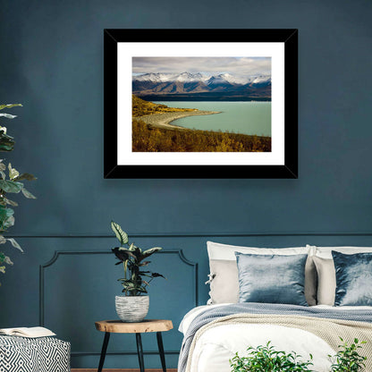 Lake Pukaki Autumn Shoreline Wall Art