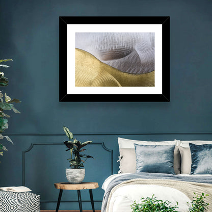 Thin Line Metallic Abstract Wall Art
