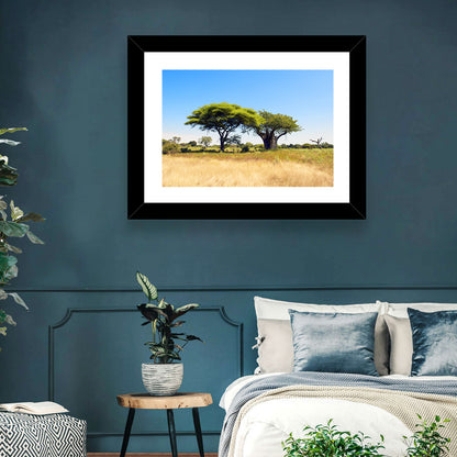 Acacia and Baobab Trees Wall Art