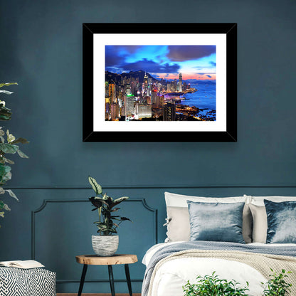 Victoria Harbour Skyline, Hong Kong Wall Art