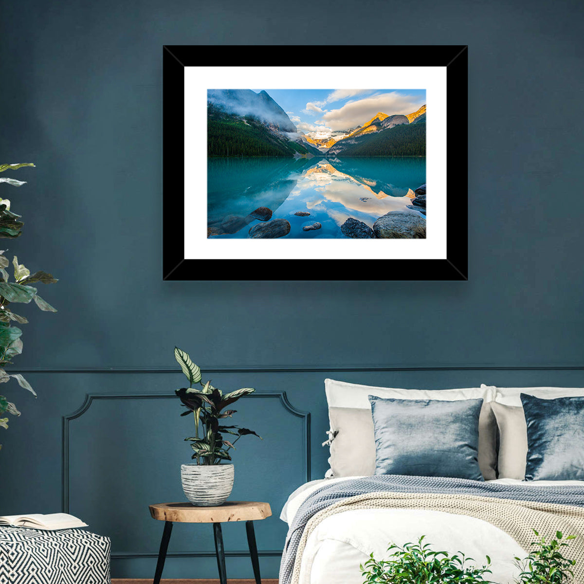 Lake Louise Sunrise Reflection Wall Art