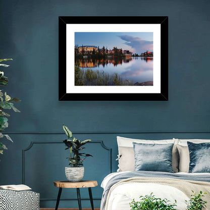 Štrbské Pleso at Dusk Wall Art