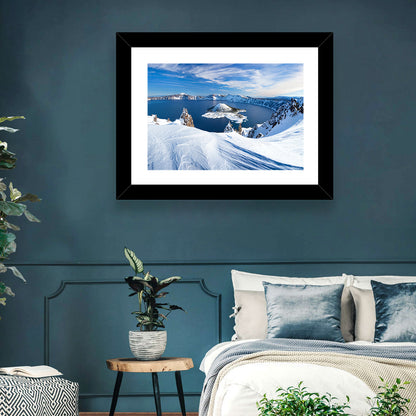 Crater Lake with Wizard Island Wall Art