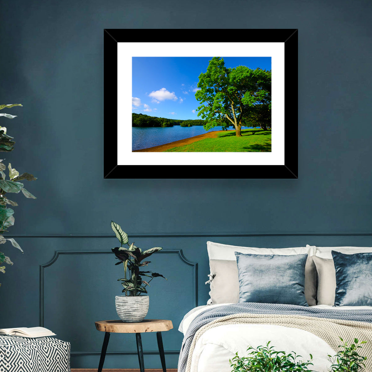 Lake Ippeki Solitary Tree Wall Art