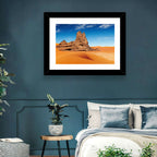 Sahara Rock Formation Landscape Wall Art