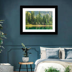 Tranquil Forest Lake Wall Art