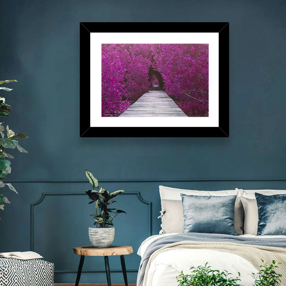 Magenta Mangrove Pathway Wall Art