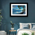 Lake Geneva View from Montreux Wall Art