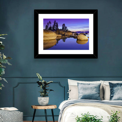 Lake Tahoe Twilight Wall Art