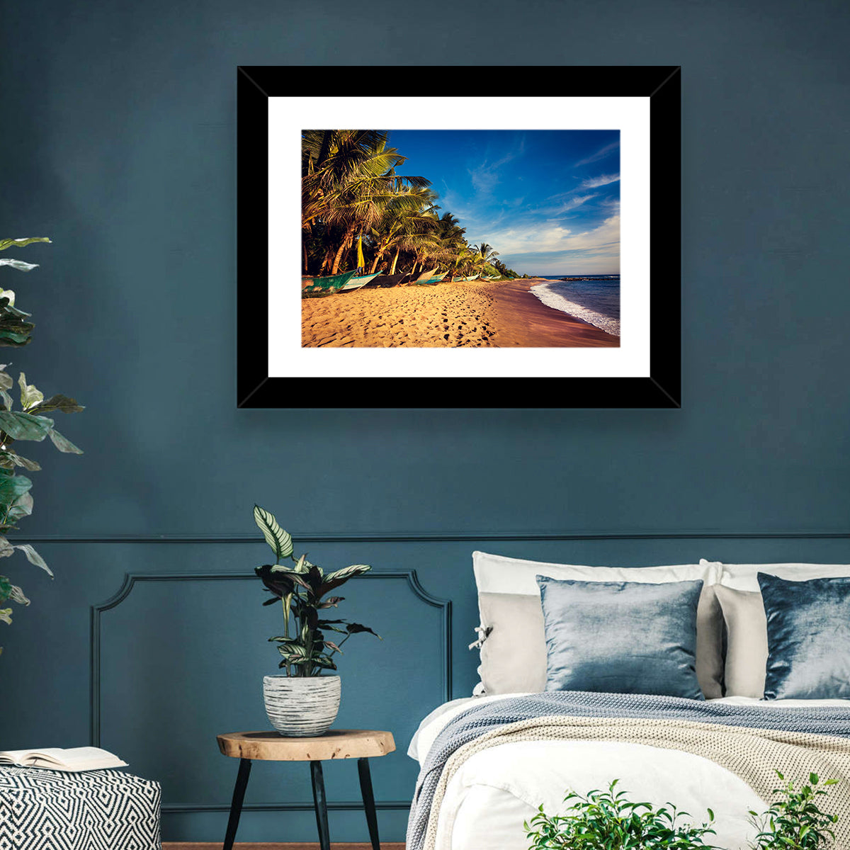 Mirissa Beach Morning Light Wall Art