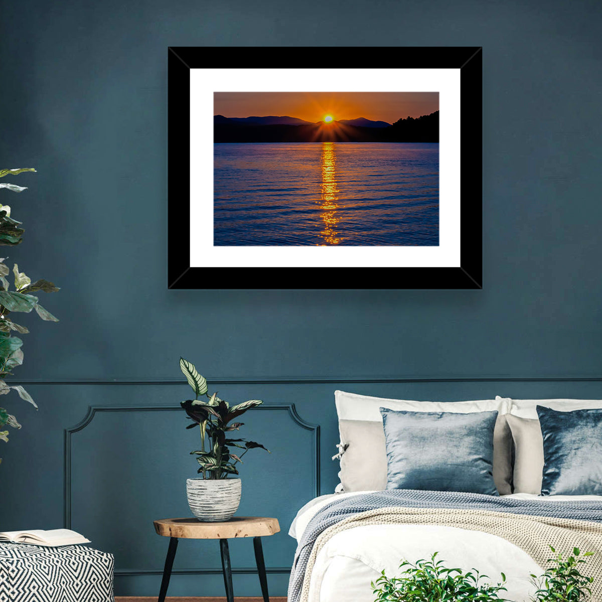 Lake Jocassee Golden Sunrise Wall Art