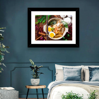 Malaysian Prawn Mee Bowl Wall Art
