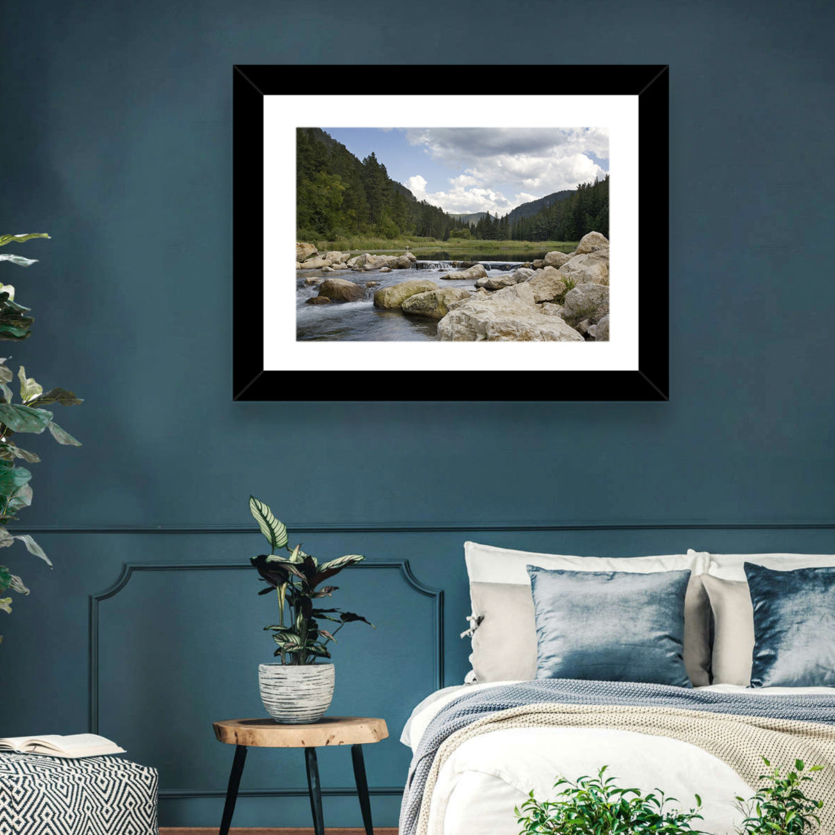 Spearfish Canyon, Black Hills Wall Art in a room, landscape
