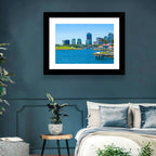 Long Beach Rainbow Harbor Skyline Wall Art
