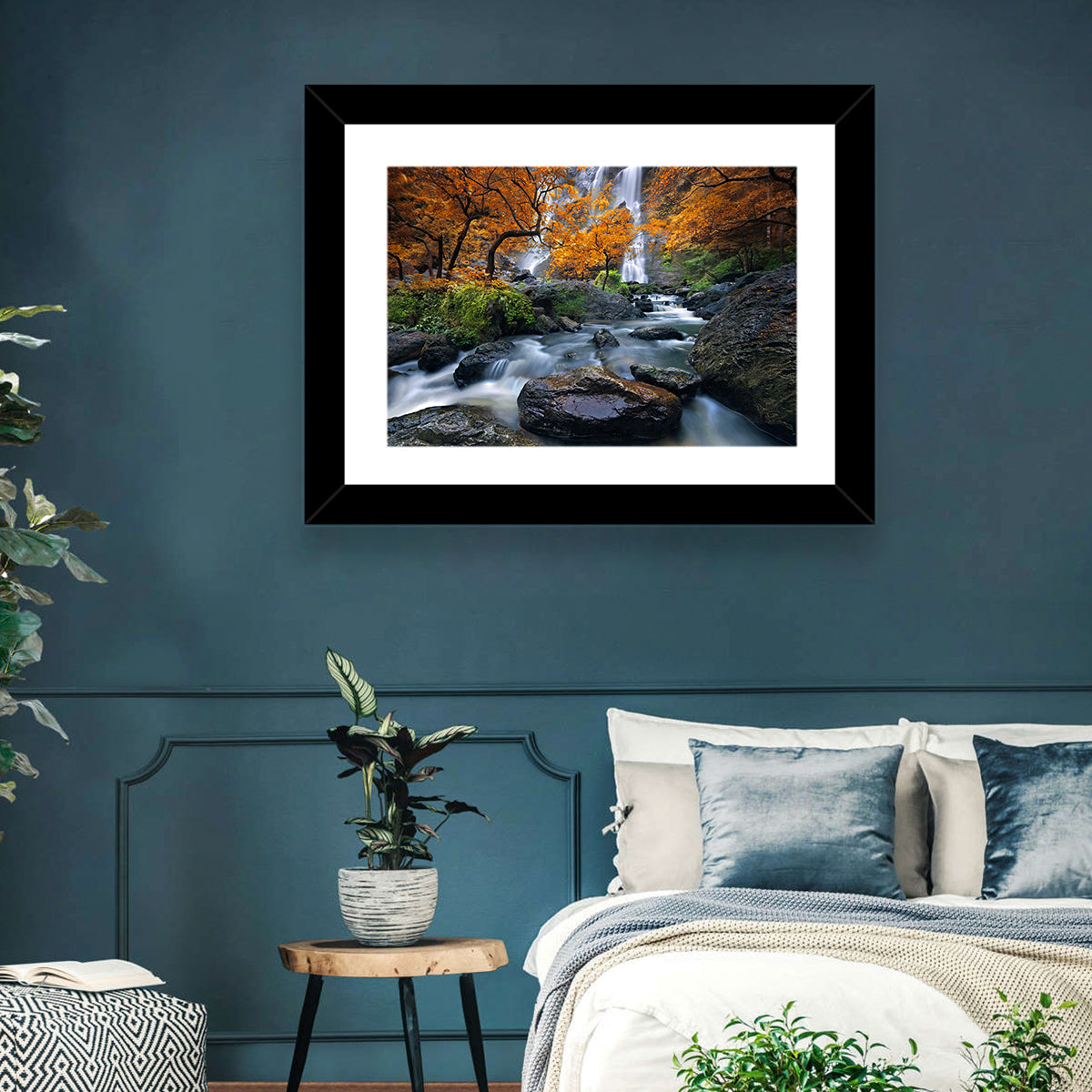 Konglan Autumn Waterfall Wall Art