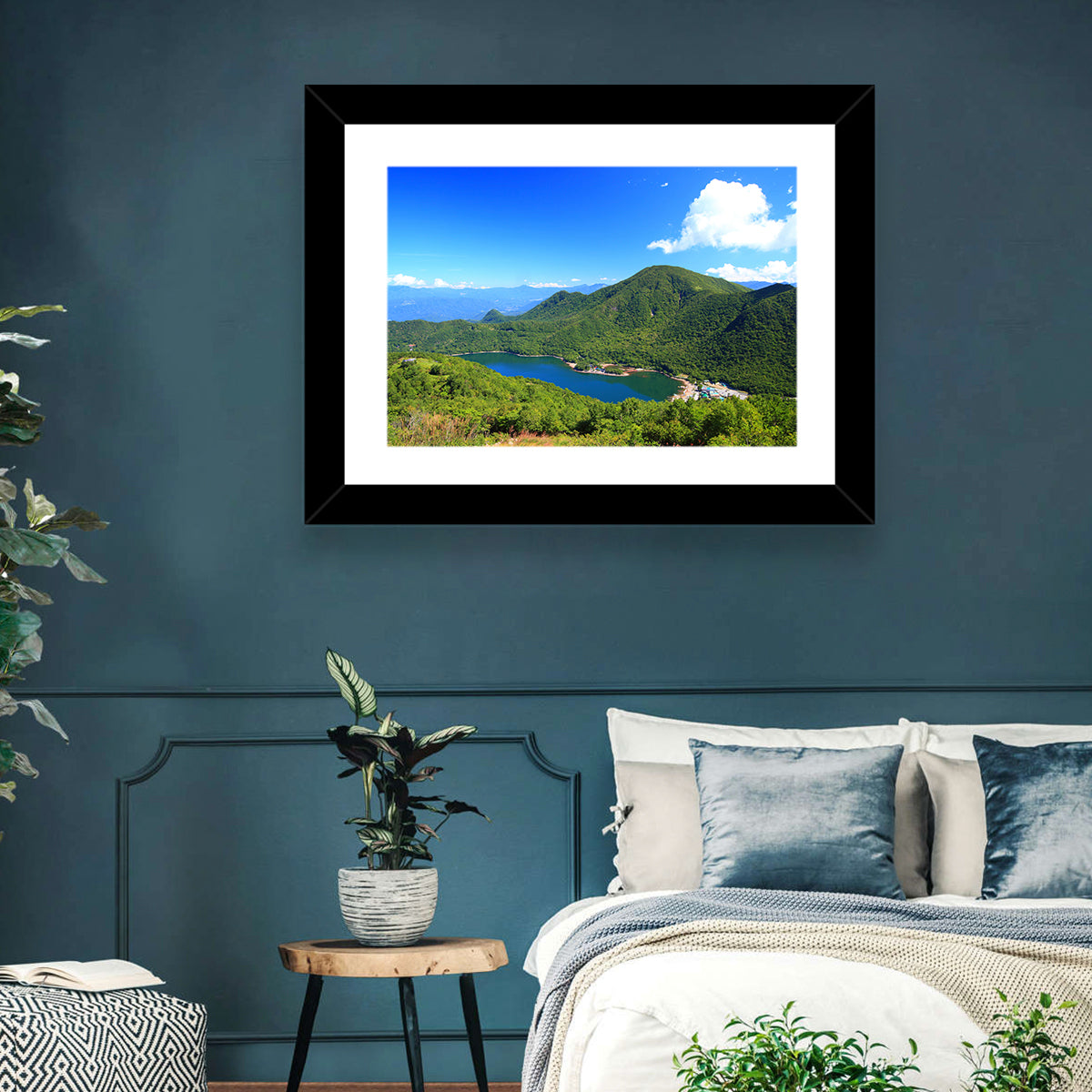 Mount Akagi and Lake Yunoko Wall Art