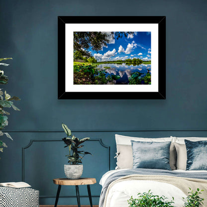 Brazos Bend Lake Reflection Wall Art