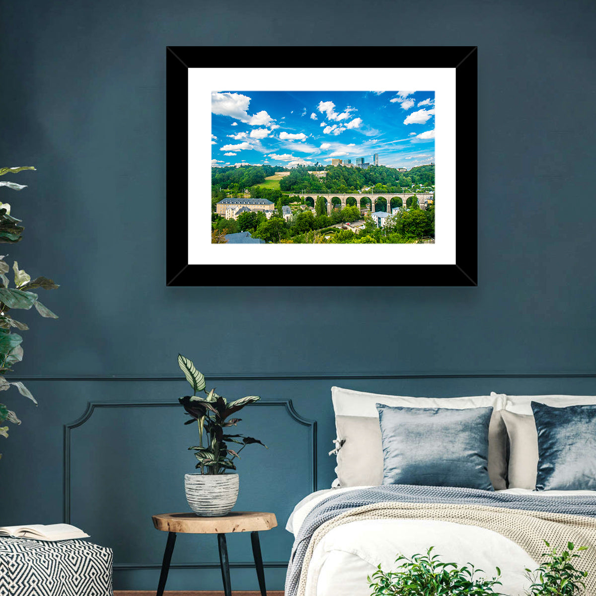 Viaduc De Pulvermühl, Luxembourg Wall Art in a room, landscape