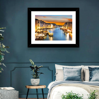 Venice Grand Canal at Dusk Wall Art