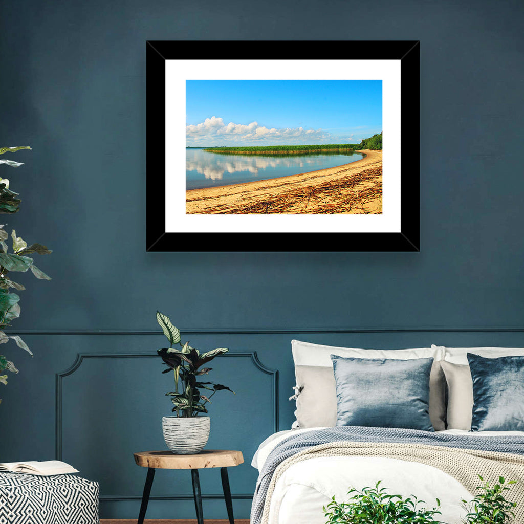 Lake Pskov Shoreline Wall Art
