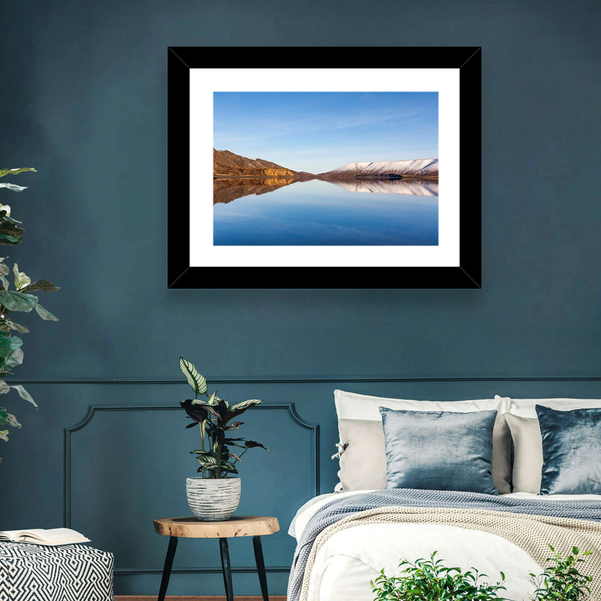 Lake Kleifarvatn Reflection Wall Art