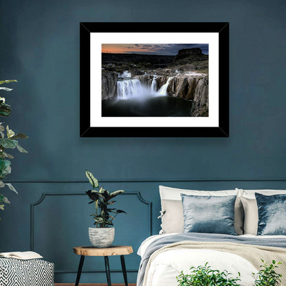 Shoshone Falls at Dusk Wall Art
