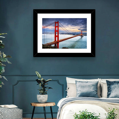 Golden Gate Bridge at Dusk Wall Art