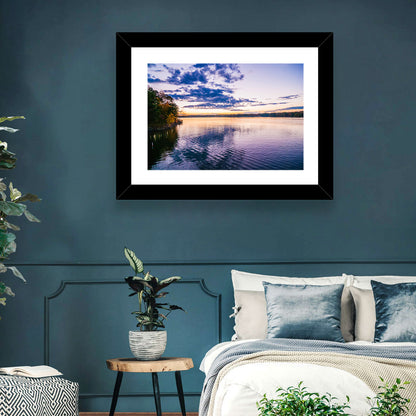 Lake Wylie Sunset Reflection Wall Art