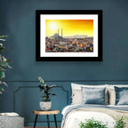 Fatih Mosque at Sunset Wall Art