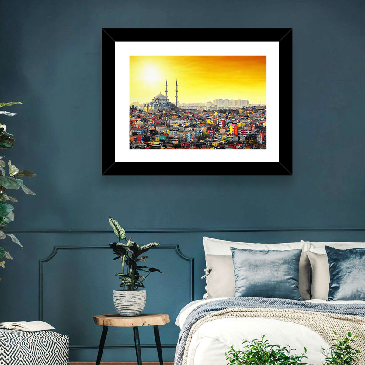 Fatih Mosque at Sunset Wall Art