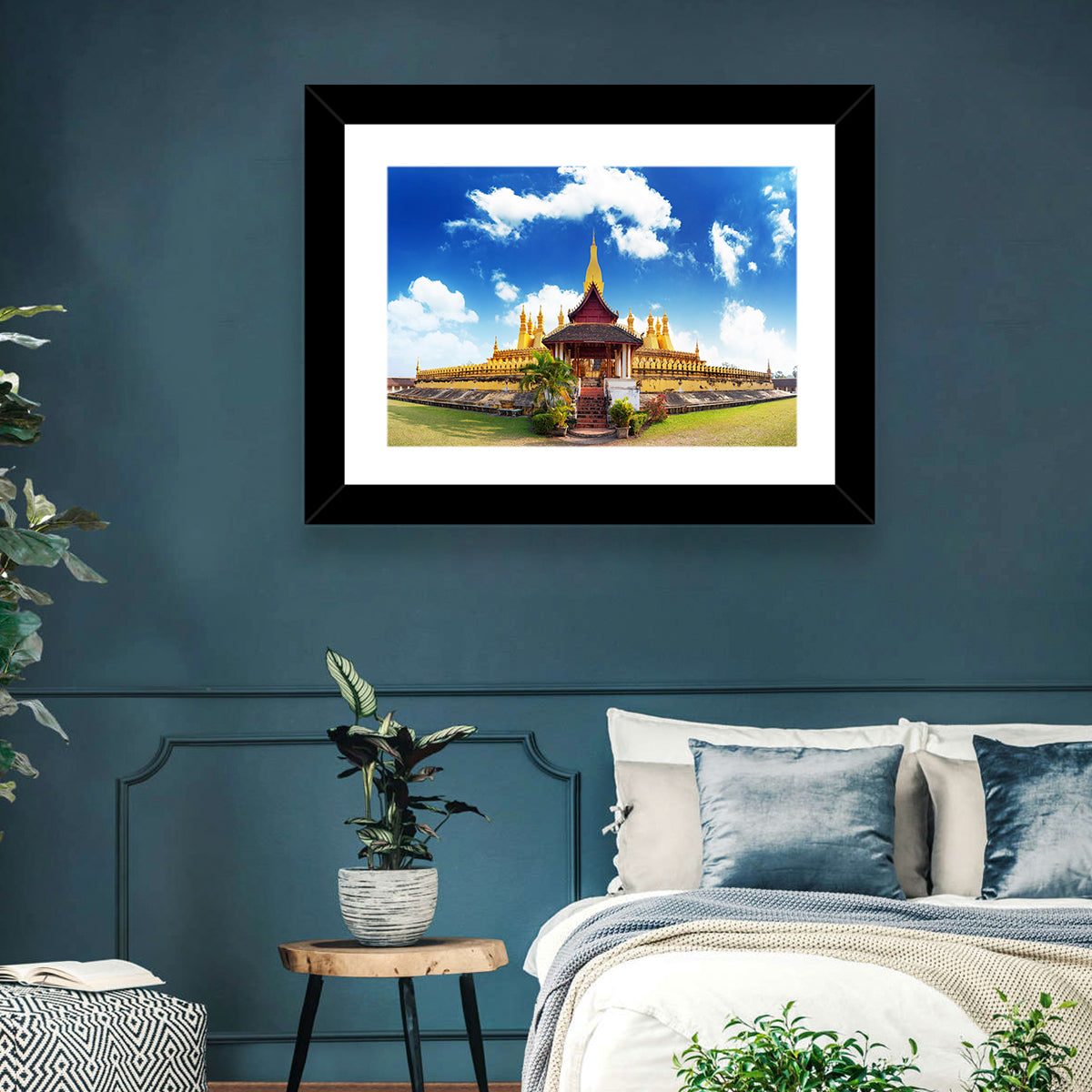 Pha That Luang Wall Art in a room, landscape