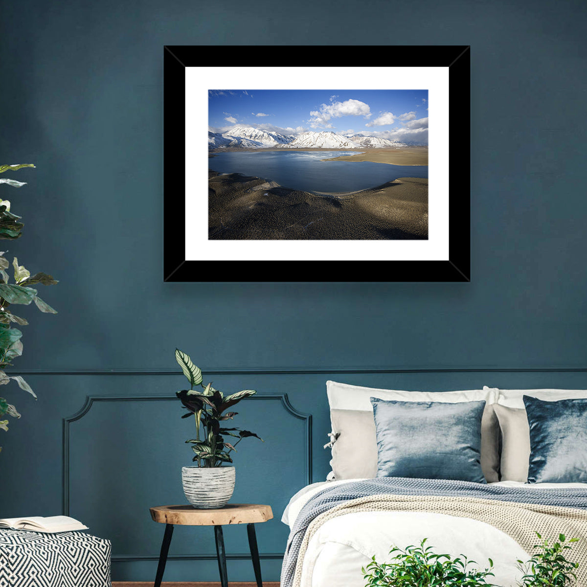 Lake Crowley Aerial View Wall Art