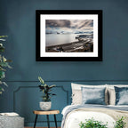Kleifarvatn Black Sand Shore Wall Art