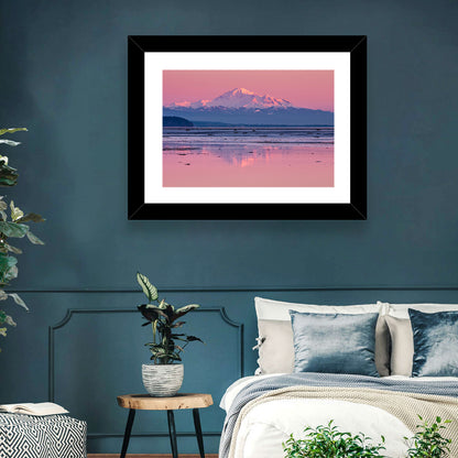 Mount Baker Sunset Wall Art