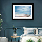 Dead Sea Salt Flats Coastline Wall Art
