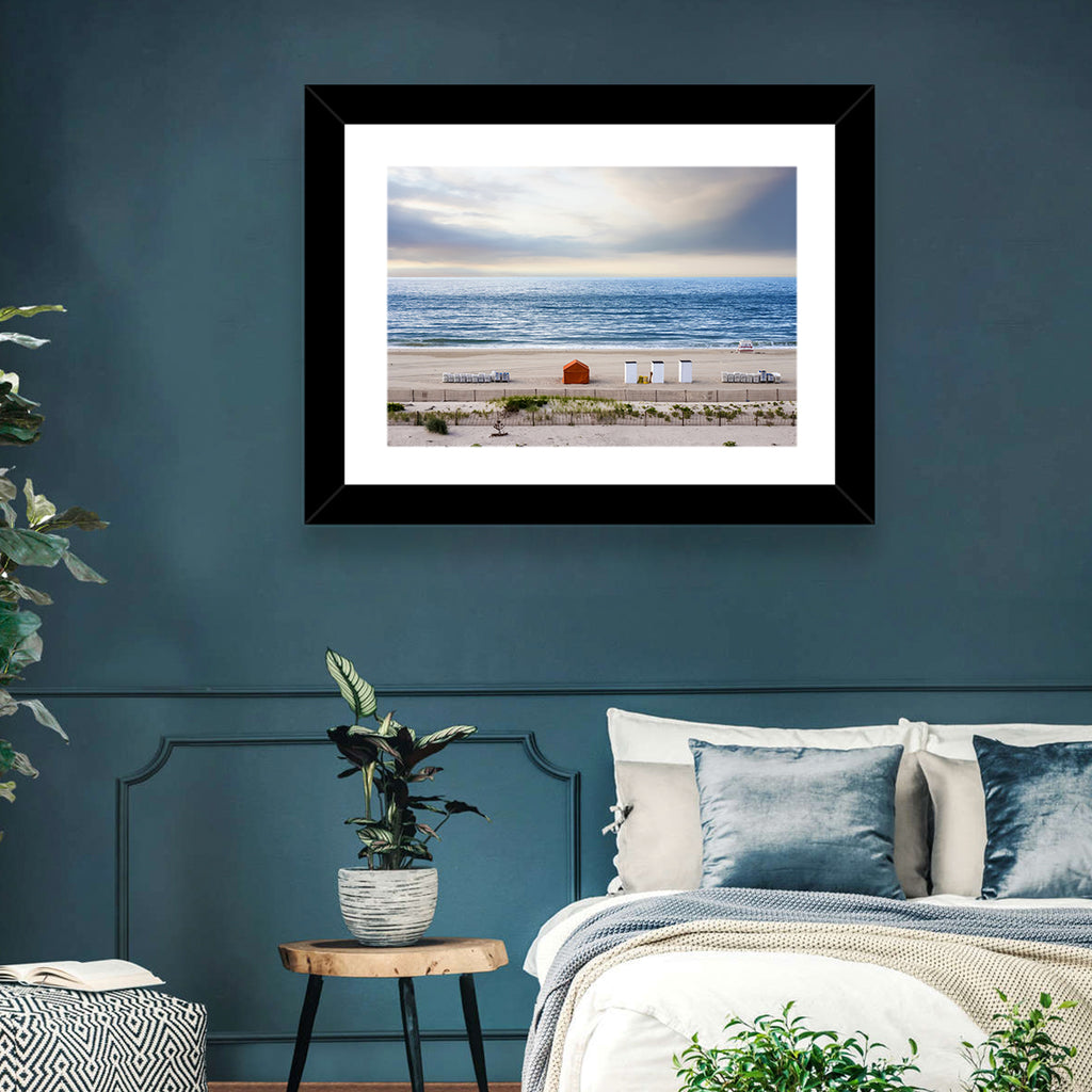 Cape May Beach Huts Wall Art