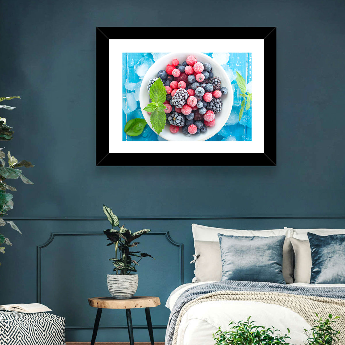Frozen Berry Bowl Wall Art