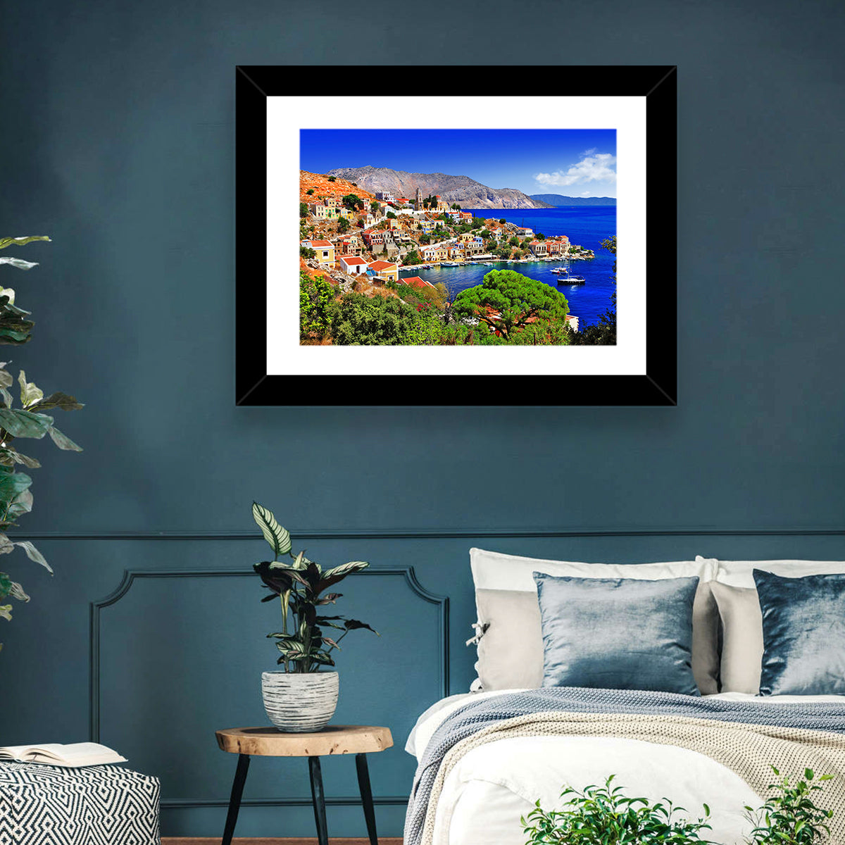 Symi Harbor, Greece Wall Art