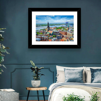 Riga Cityscape Wall Art