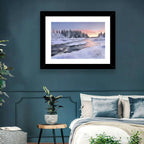 Kiiminkijoki Winter Sunrise Wall Art