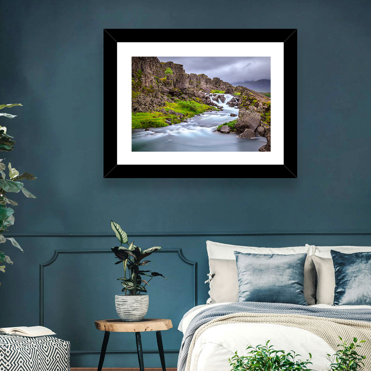 Öxarárfoss Stream, Þingvellir Wall Art