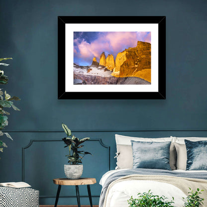 Torres Del Paine Alpenglow Wall Art