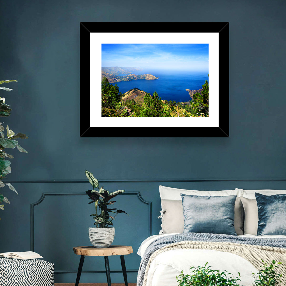 Lake Toba Aerial View Wall Art