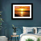 Golden Thai Beach Sunset Wall Art