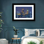 Big Ben Night Skyline Wall Art