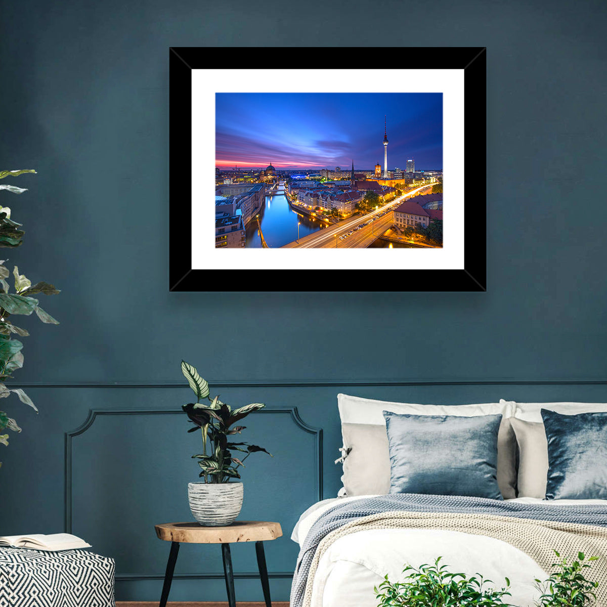 Berlin Skyline at Twilight Wall Art