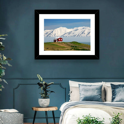 Red House by Fjord Wall Art