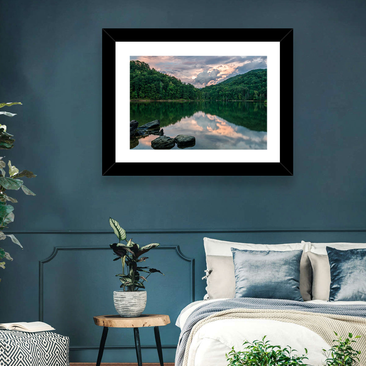 Martins Fork Lake Sunset Wall Art